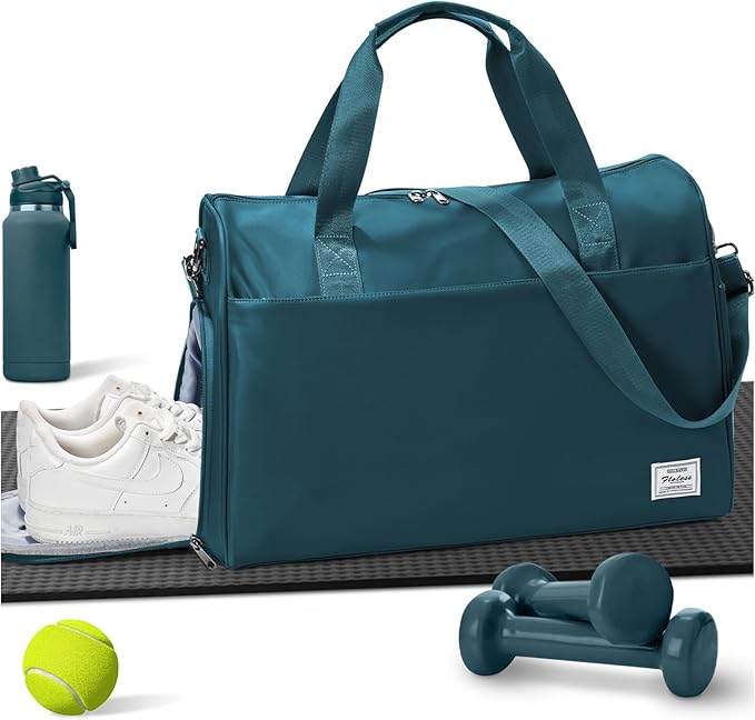 Gym Bag Womens,Travel Duffel Carry on Bag Sport Tote Bag Weekend Overnight Bag