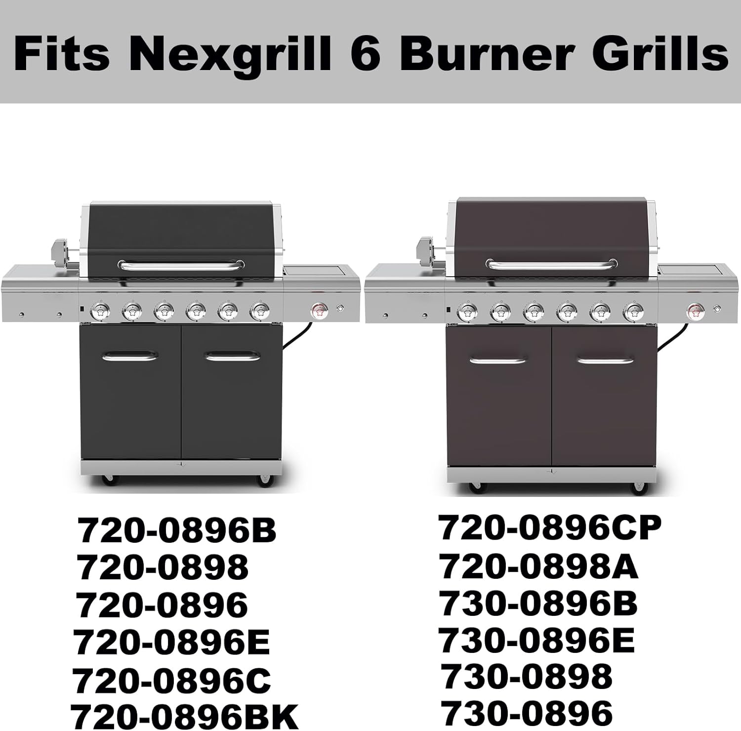 720-0896B 720-0896 Grill Grates Replacement Parts for Nexgrill 6 Burner 730-0898 720-0898 720-0898a 730-0896 730-0896b Grates 17 Inch Cast Iron Cooking Grid Nexgrill Outdoor Gas Grill Parts