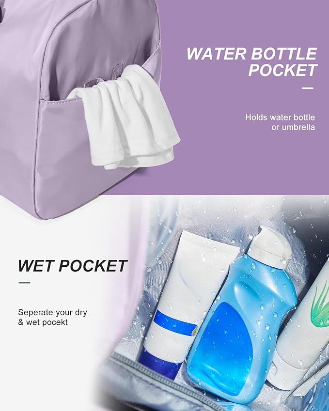 Gym Bag Womens,Travel Duffel Carry on Bag Sport Tote Bag Weekend Overnight Bag