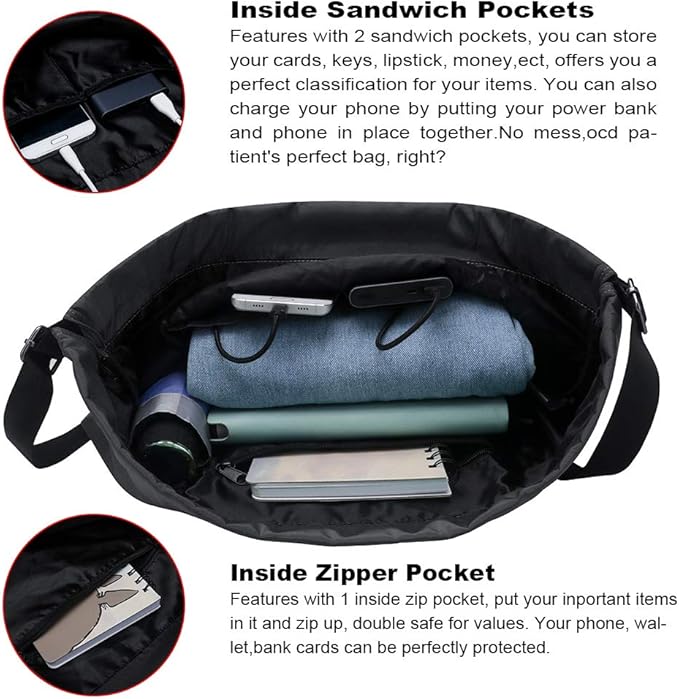 Peicees Waterproof Drawstring Sport Bag Lightweight Sackpack Backpack for Men and Women