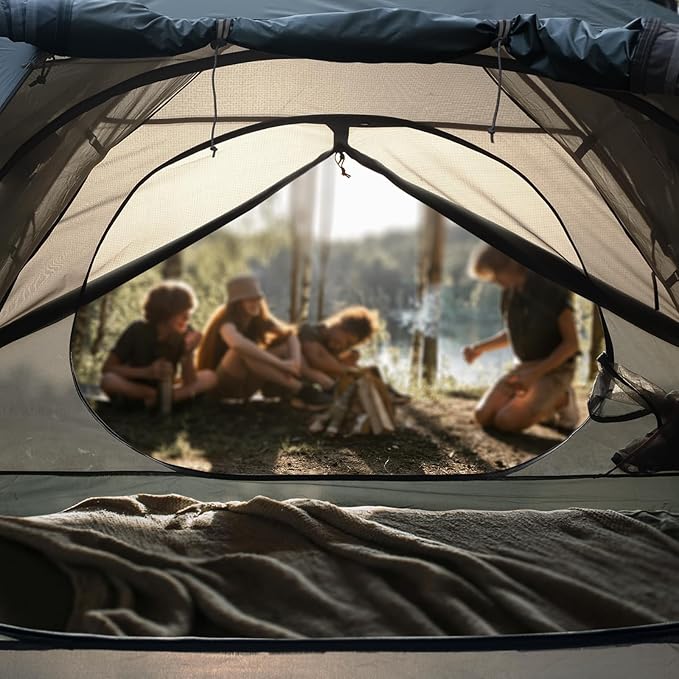 ShinHye Backpacking Tent for Camping, 1/2 Person Ultralight Backpacking Tent Easy Setup Tents Waterproof Lightweight Hiking Tents for Outdoor