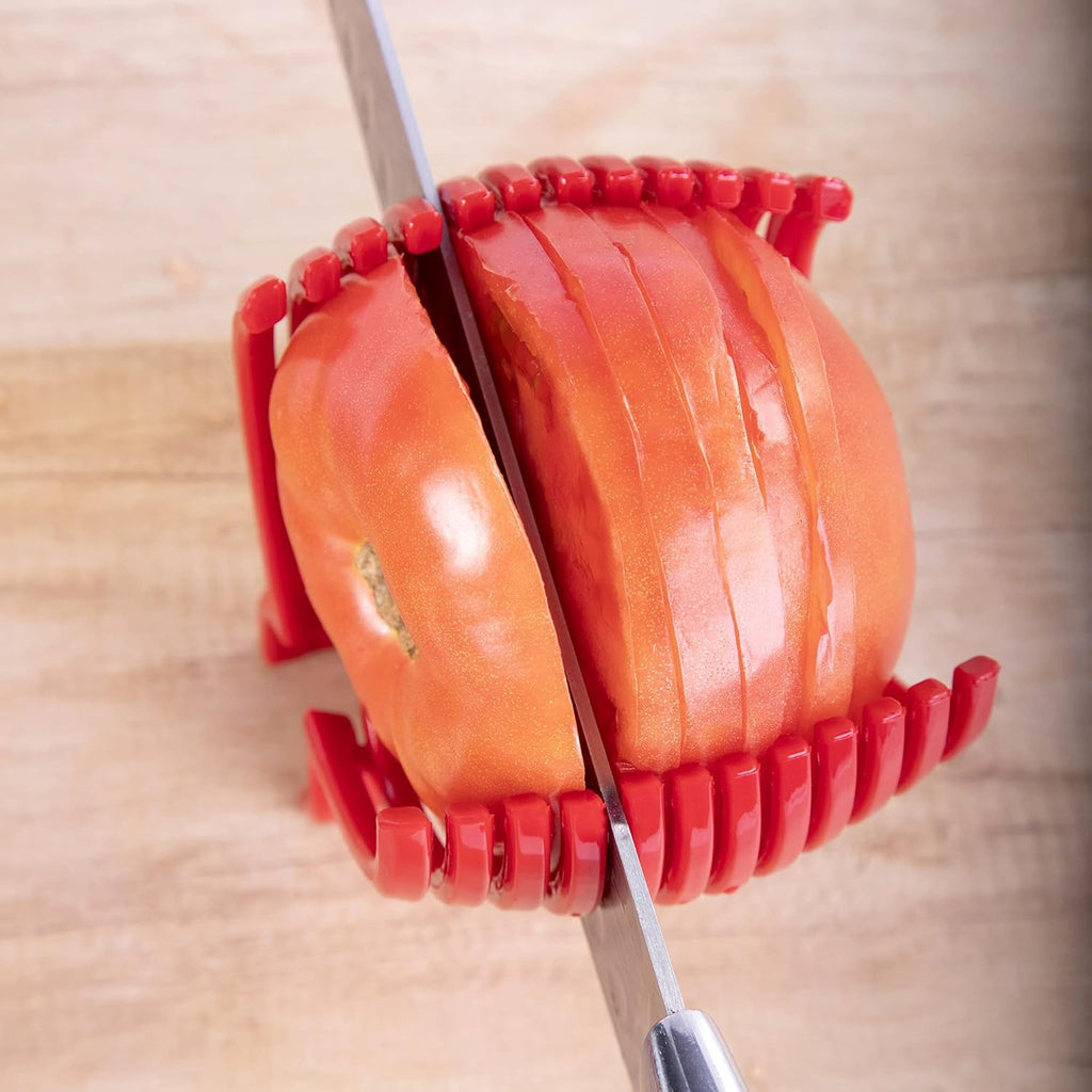 Tomato Slicer Holder Tool Cutting Guide Onion Potato Pepper Prep