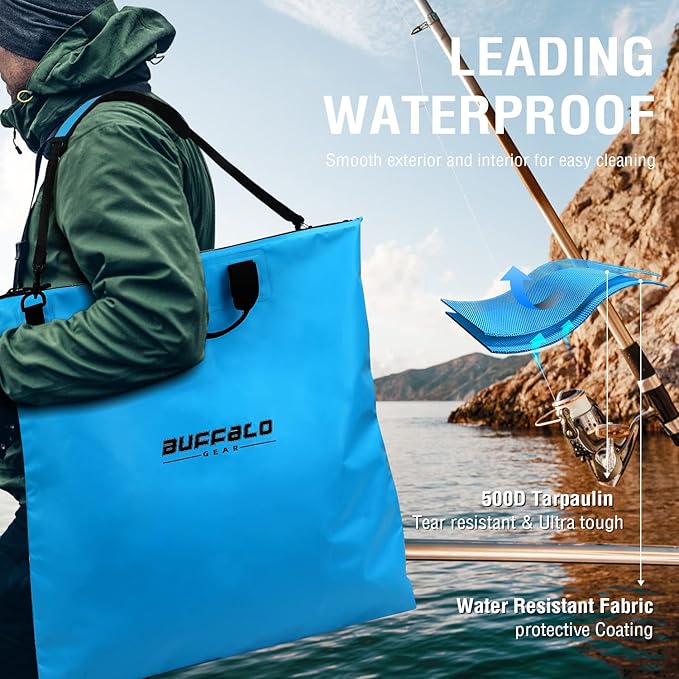 Buffalo Gear Fish Bag with Airtight Waterproof Zipper
