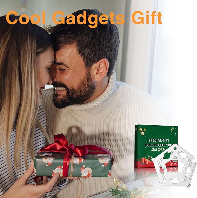 12 in 1 Keychain Multi-tool, Gifts for Men Boyfriend Dad, Father's Day Birthday Gifts, Mini EDC gadgets Tool Gear Bottle Opener for Camping Survival