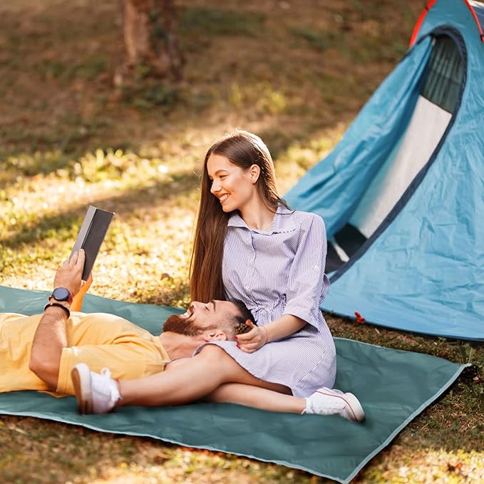 Bessport Tent Footprint for 1-2-3-4 Person Tent Waterproof Camping Tarp with Drawstring Carrying Bag for Picnic, Hiking and Other Outdoor Activities