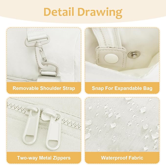 Gym Bag Womens,Travel Duffel Carry on Bag Sport Tote Bag Weekend Overnight Bag