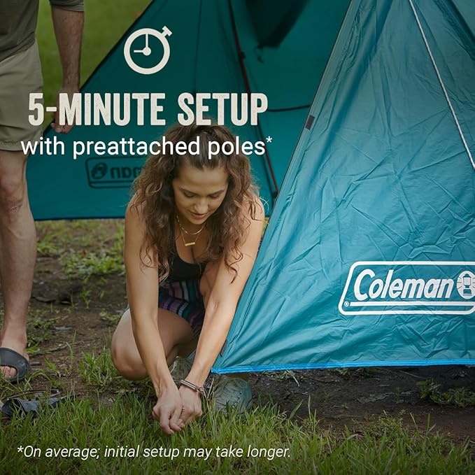 Coleman Skydome Tent with Full-Fly Weather Vestibule