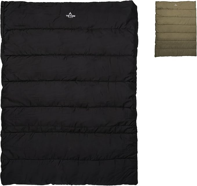 Teton Evergreen Sleeping Bag for Adults. Choose for Any Weather. Warm Sleeping Bags for Camping, Hunting, and Base Camp