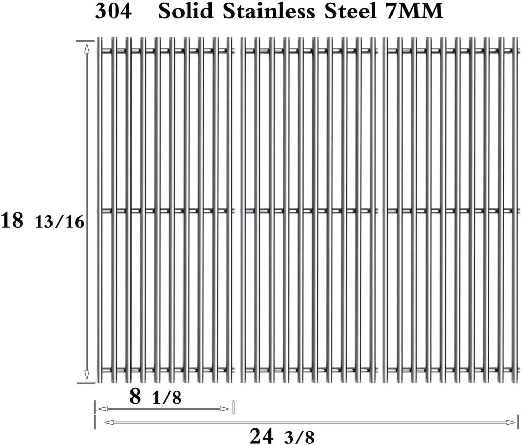 SN0811 (3-Pack) SA0811 (3-Pack) Replacement Parts for Kitchen Aid 720-0787D Heat Plate,Burner,Grates Gas Grill-griddles