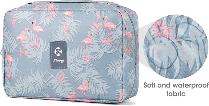 Narwey Hanging Travel Toiletry Bag Cosmetic Make up Organizer for Women and Girls Waterproof