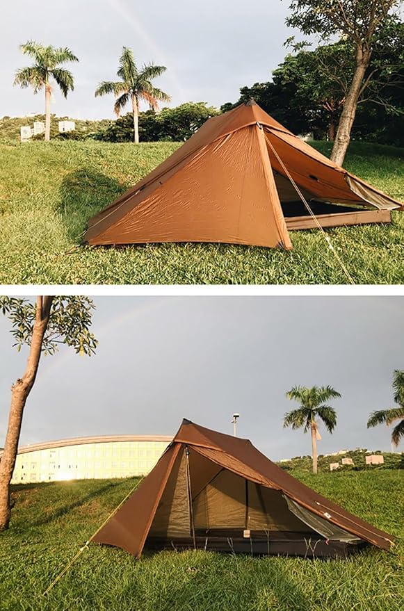 3F UL Gear Lanshan PRO Lanshan Ultralight Tent 4 Season Backpacking Tent for 2 Person, Waterproof Professional Tents for Camping, Trekking, Kayaking, Climbing, Hiking
