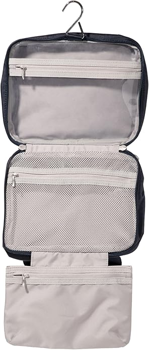 Baggallini Unisex's Hanging Travel Toiletry Kit-Lightweight 6x10 Inch Makeup Bag Toiltery