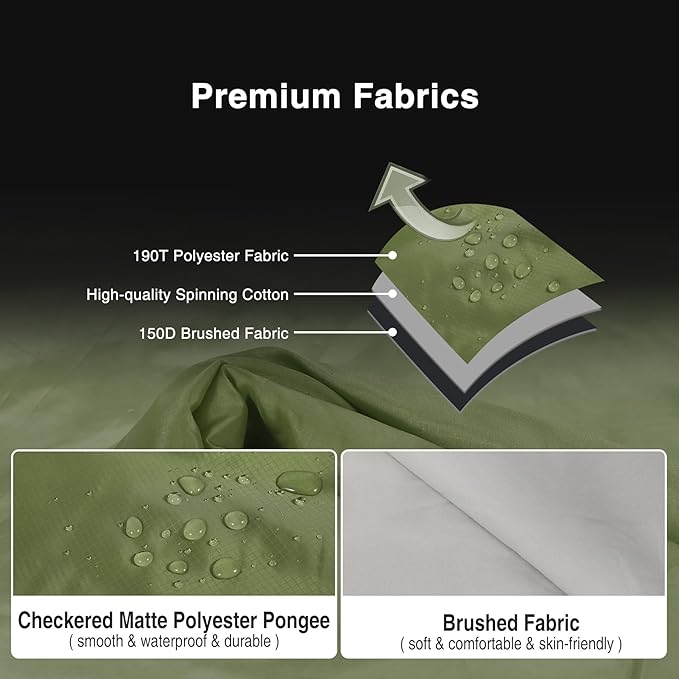 REDCAMP Ultra Lightweight Sleeping Bag for Backpacking, Comfort for Adults Warm Weather, with Compression Sack