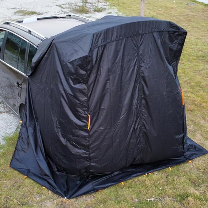 SUV Tent Van Camping Nomadic Camper Sleeping Take Shower or Change Clothes in Vehicle Water-Repellent and Lightweight Portable Bag Set up Size: L.W.H: 148x148x230 Centimeters