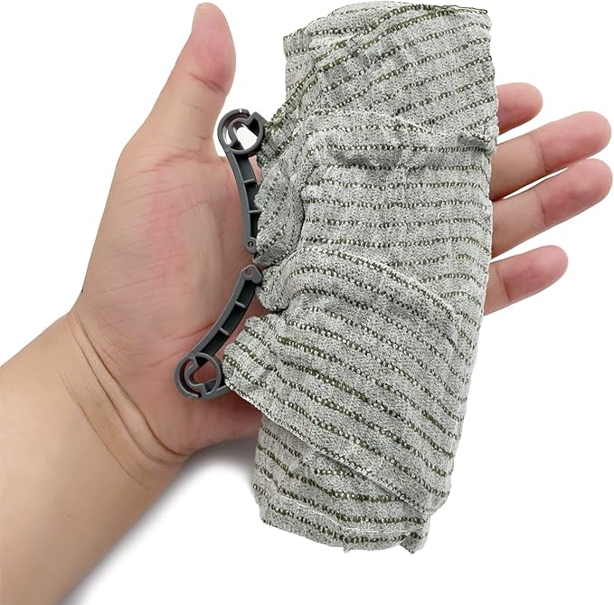 6 Inches 2 Pcs Madicare Israeli Bandage Trauma Dressing, First Aid, Medical Compression Bandage, Emergency Bandage (6 inch 2 pcs)