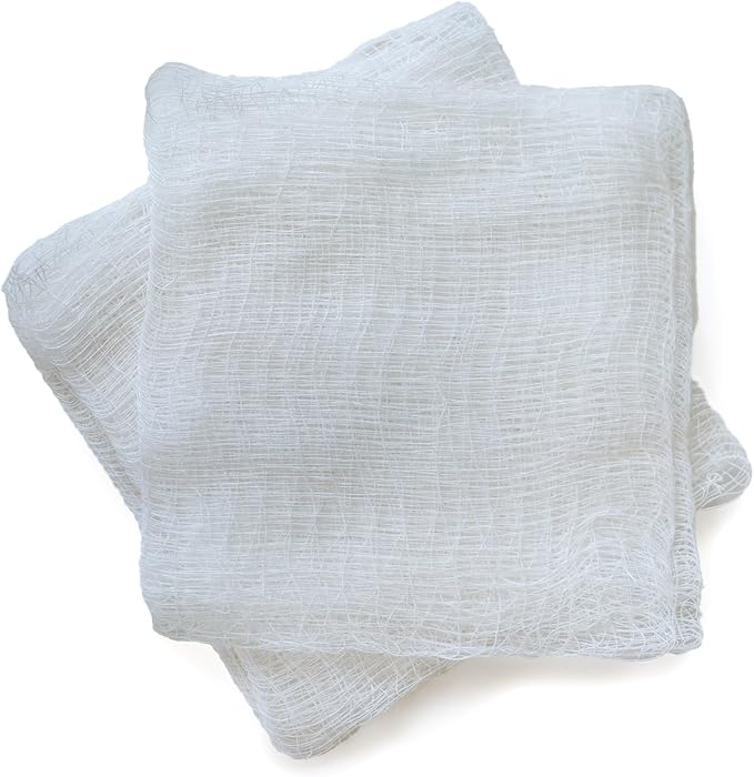 Gauze Sponge 4x4 [200 Count] Non-Sterile Gauze Pads, 12-Ply, Medical Grade Cotton Wound Dressing for First Aid Kit