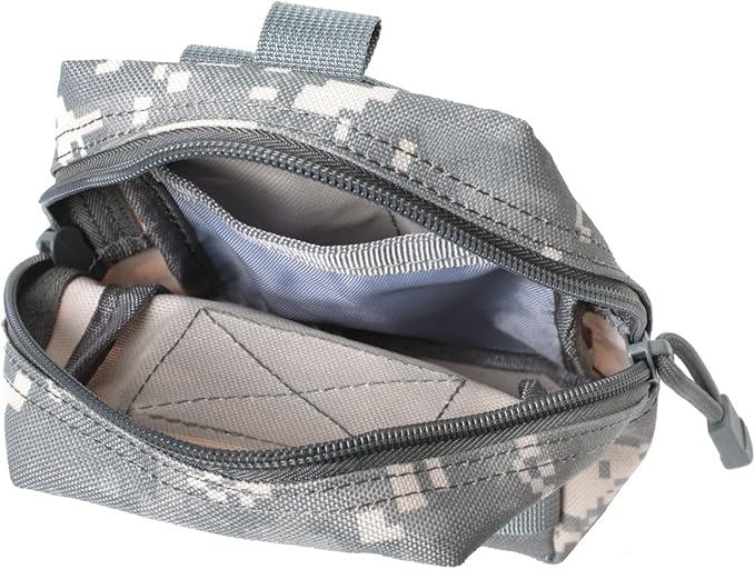 2 Pack Molle Pouches - Tactical Compact Water-Resistant EDC Pouch