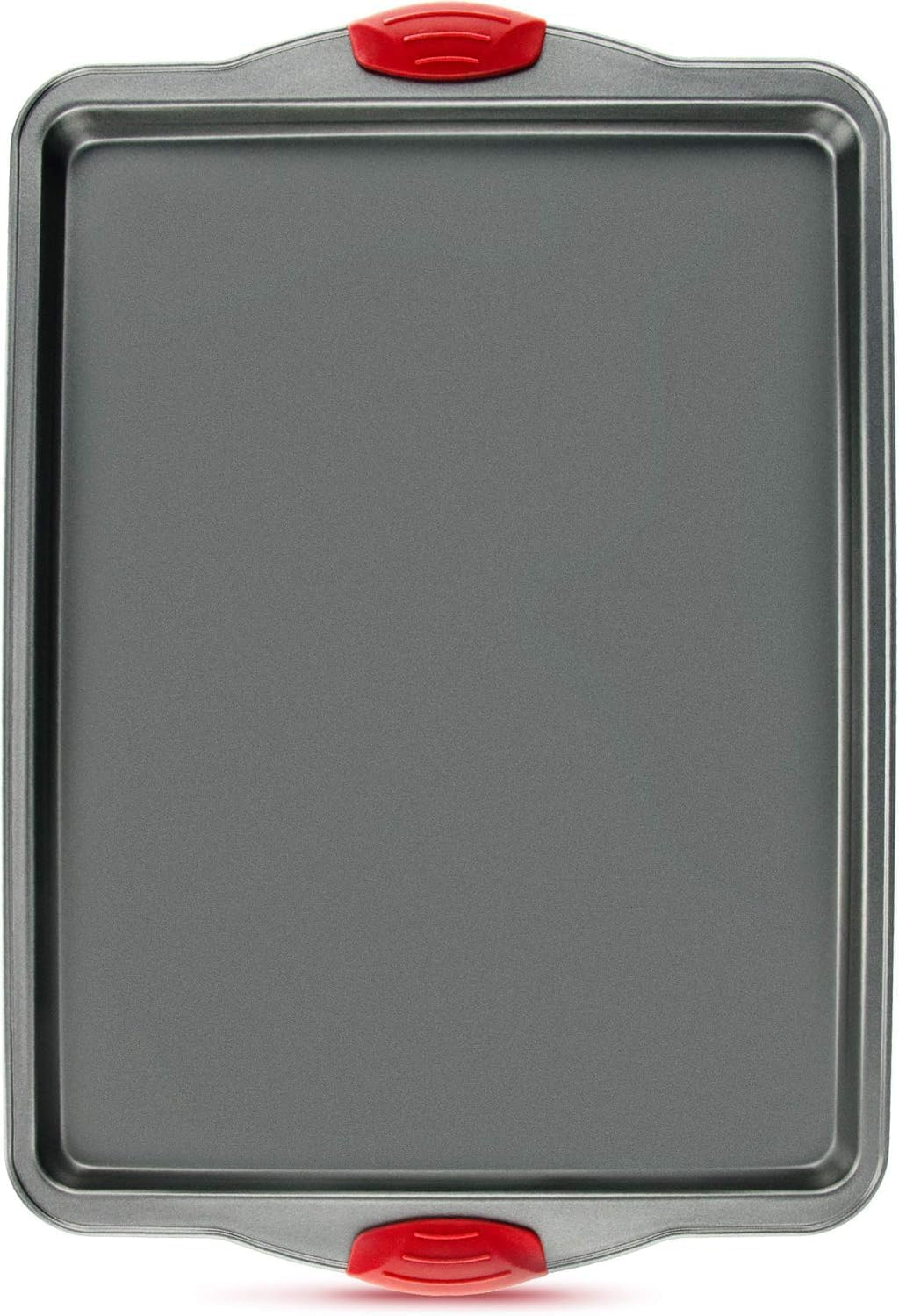 Boxiki Kitchen Nonstick Baking Sheet Pan – Heavy-Gauge Carbon Steel, Warp, Dent, and Rust-Resistant – Gourmet Rimmed Half Cookie Sheet Trays, Non-Toxic for Exceptional Baking Performance - 15x10 Inch