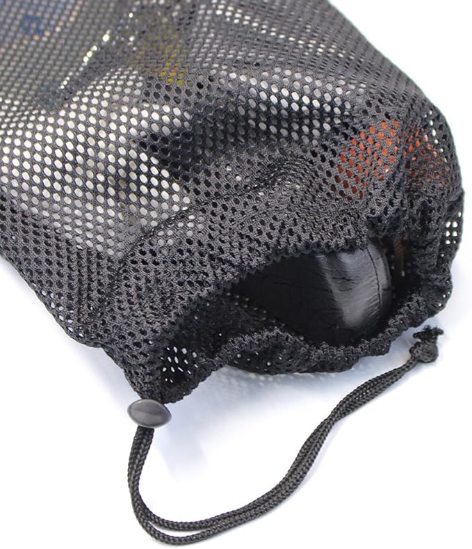 4 PCS Multi Purpose Nylon Mesh Drawstring Storage Ditty Bags for Travel & Outdoor Activity