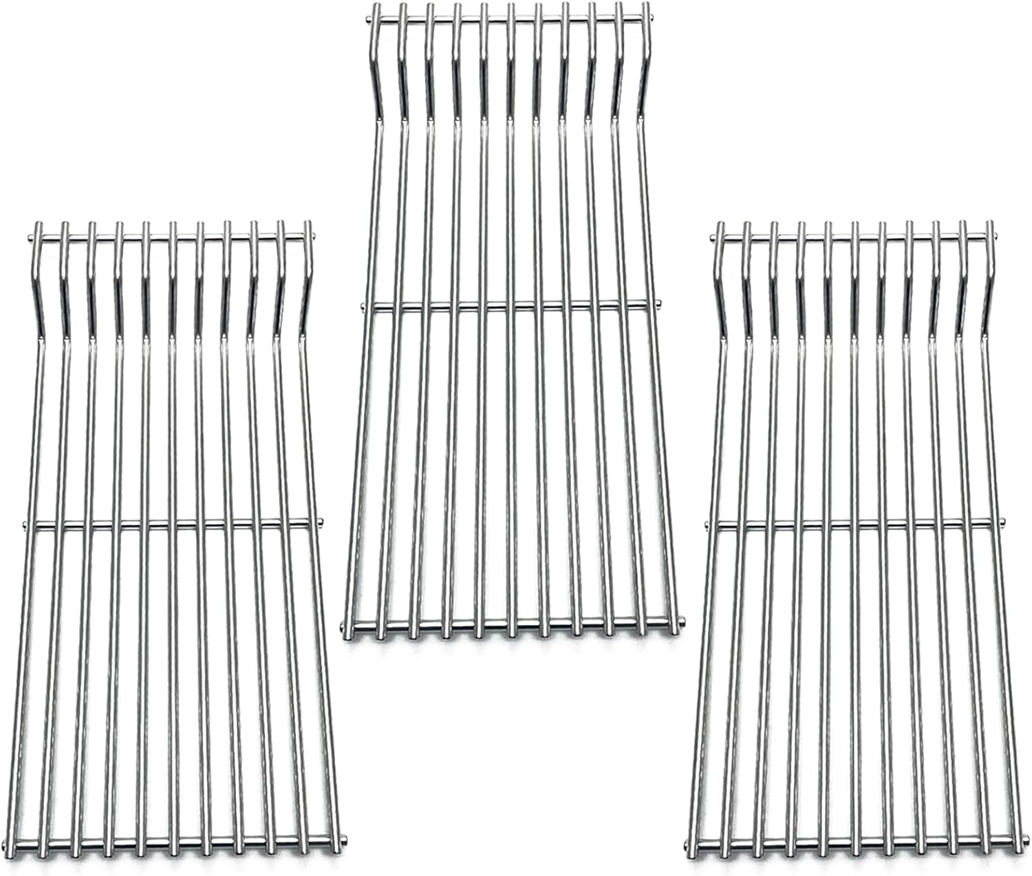 S503 Stainless Steel Cooking Grates Replacement Parts for Broilmaster D3 G-3 G-3 EXPL G-3 EXPN G-3 TXPL G-3 TXPN P3 S3 U3 for Thermos 56036T Grids Gas Grill 16-13/16"