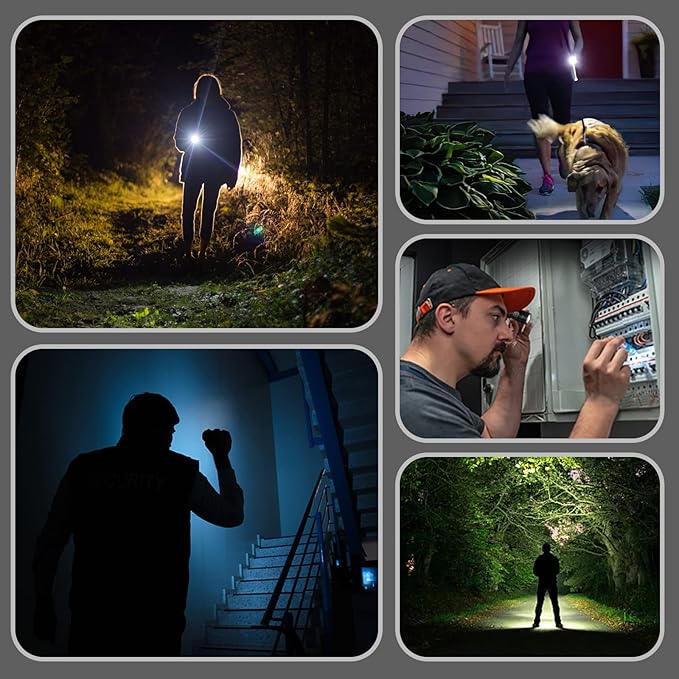 sofirn SP10 Pro Mini Flashlight 900 Lumens, Small AA Flashlight with LH351D LED 90CRI, Anduril 2 UI, Pocket Flashlight for Camping, Outdoor, Hiking Emergency (Black-KIT)