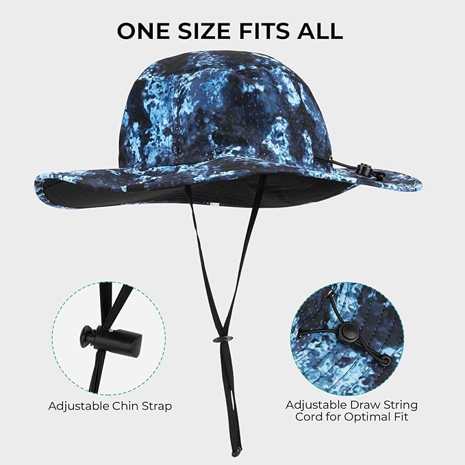 KastKing Sol Armis UPF 50 Boonie Hat - Sun Protection, Fishing, Beach & Hiking, Paddling, Rowing, Kayaking
