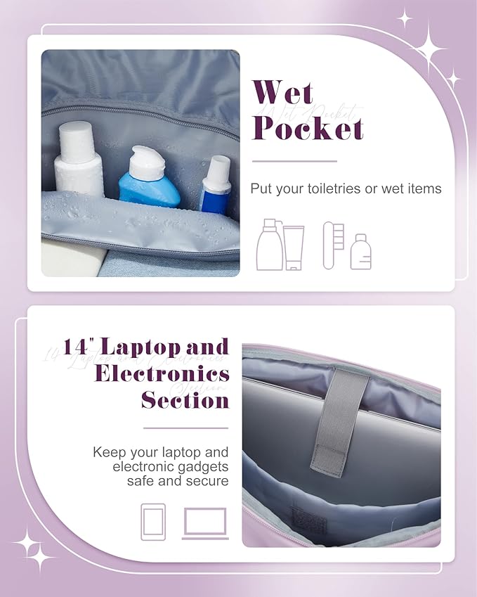 Gym Bag Womens,Travel Duffel Carry on Bag Sport Tote Bag Weekend Overnight Bag