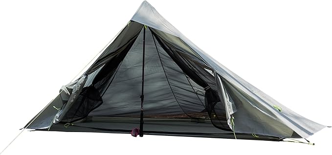 Altair One Ultralight Trekking Pole Backpacking Tent, Waterproof SIL Nylon, Double Wall, 3 Season, 1 Person Shelter for Backpacking, Hiking, Camping, Trekking, Bushcraft