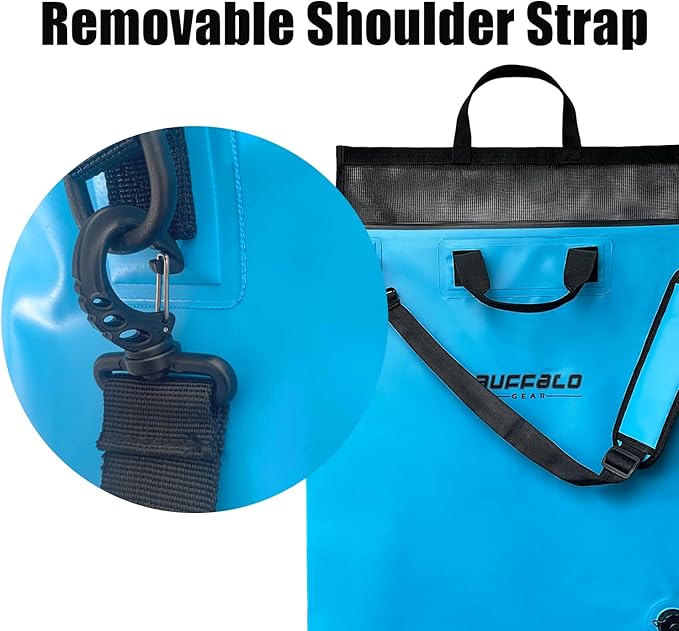 Buffalo Gear Fish Bag with Airtight Waterproof Zipper