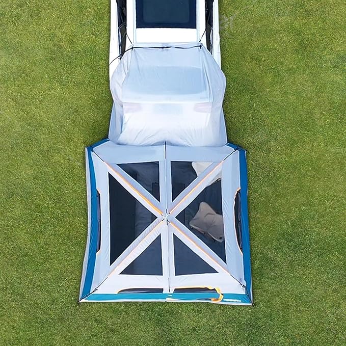 UNP SUV Tent for Camping, 6-Person SUV Tailgate Tent - Easy Set Up with Rainfly, 10'x9'x78in(H)