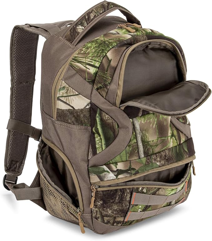 North Mountain Gear Hunting Backpack - Lightweight + Waterproof + Small Hunting Pack - Woodland Green