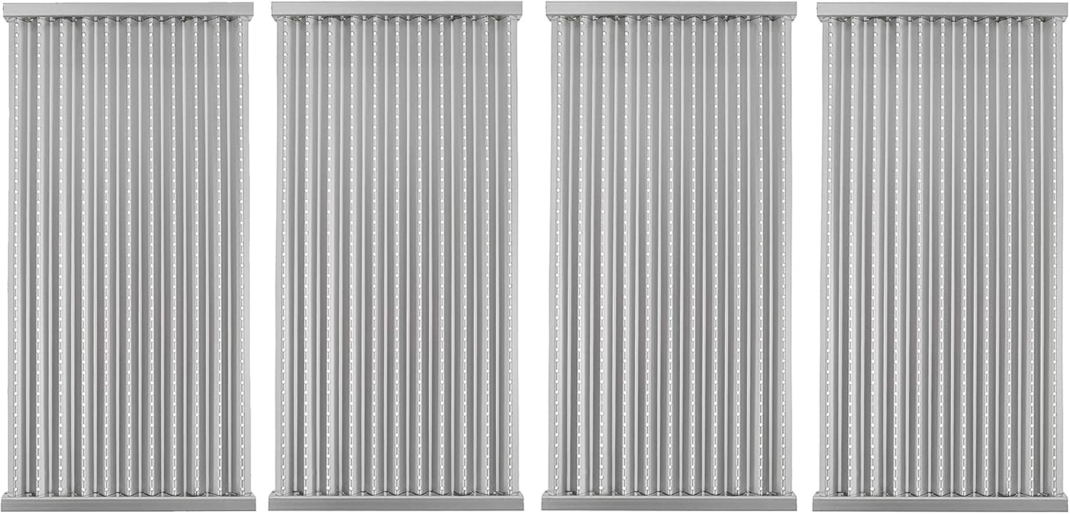 18 7/16" x 7 5/8" Stainless Steel Grill Emitter for Charbroil Tru-Infrared Pre-2015 463271314 463241414 463271313 466241413 463224912 463231711 466247310 for Charbroil Grill Replacement Parts