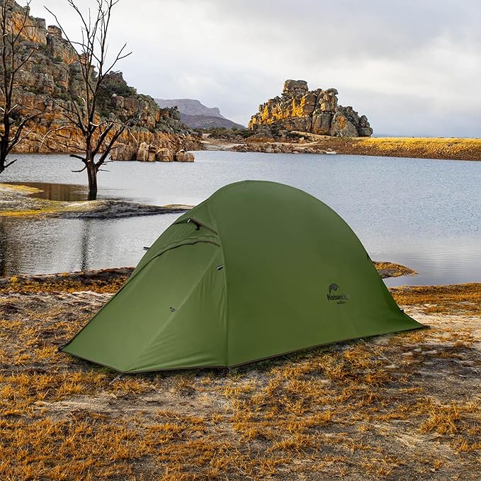 Naturehike Cloud-Up 1 Person Tent, Lightweight Backpacking Tents for One Man, Waterproof Ultralight One Person Tent for Camping Hiking Backpacking