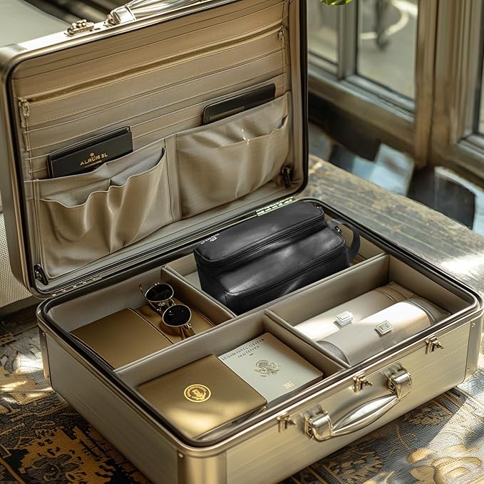 Toiletry Bag for Men, Travel Toiletry Bag Travel Essentials, Dopp Kit Water-resistant Shaving Bag, Bathroom Bag Toiletries Organizer, Black(Upgraded Polyster)