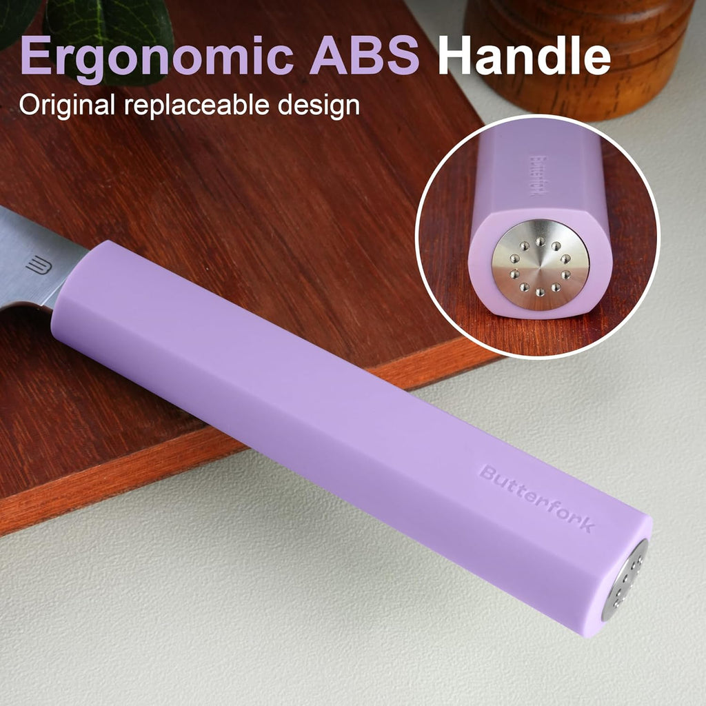 8 Inch Chef Knife, AR-RPM9 Steel & Ergonomic Handle Cooking Knife, Ultra Sharp Professional Kitchen Knife with Gift Box for Home Chefs