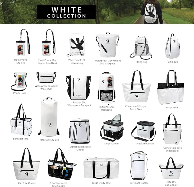 geckobrands Tote Dry Bag Cooler – Insulated 6L Tote with Versatile Storage for Beach & Outdoor Adventures