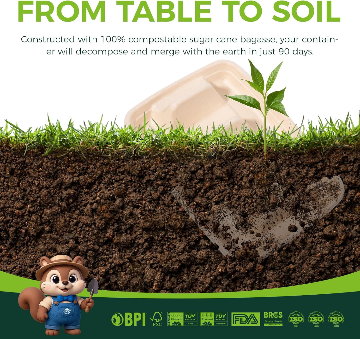 25-Pack 100% Compostable Biodegradable Paper Taco Holders, Eco-Friendly Disposable Paper Taco Tray for Taco Tuesday, Lazy Susan Taco Bar (25-Pack with lids)