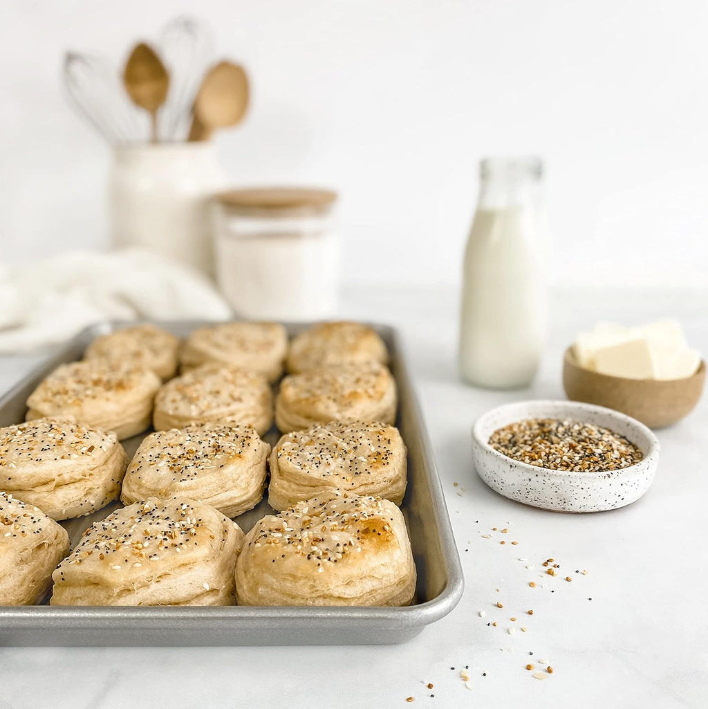 USA Pan Bakeware Nonstick Jelly Roll Baking Sheet Pan, Aluminized Steel