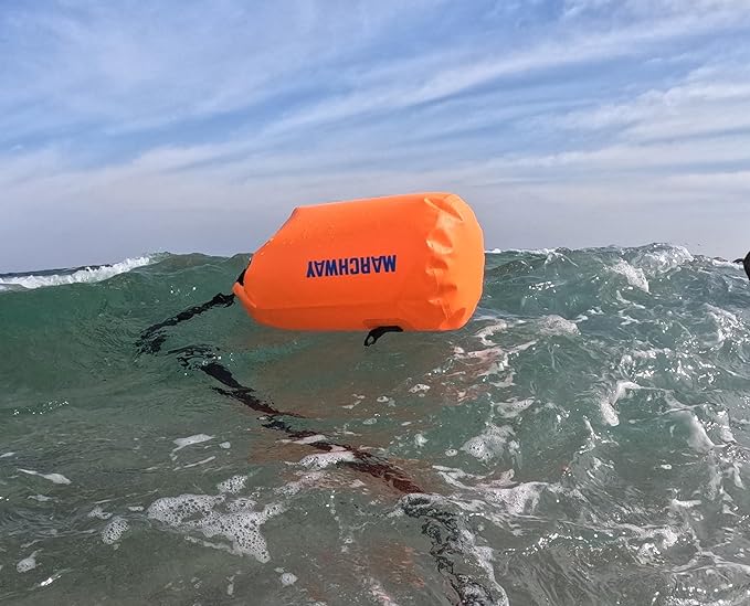 MARCHWAY Floating Waterproof Dry Bag Backpack 5L/10L/20L/30L/40L, Roll Top Sack Keeps Gear Dry for Kayaking, Rafting, Boating, Swimming, Camping, Hiking, Beach, Fishing