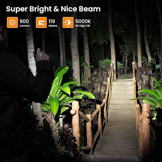 sofirn SP10 Pro Mini Flashlight 900 Lumens, Small AA Flashlight with LH351D LED 90CRI, Anduril 2 UI, Pocket Flashlight for Camping, Outdoor, Hiking Emergency (Black-KIT)