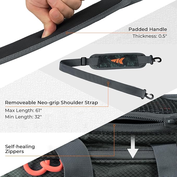 KastKing Fishing Gear & Tackle Bags - Saltwater Resistant Fishing Bags - Fishing Tackle Storage Bags