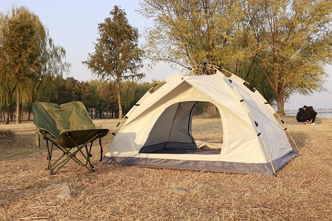 2 Person Windproof Oxford Tent Easy Setup Backpacking Tent for Camping, Hiking, Traveling