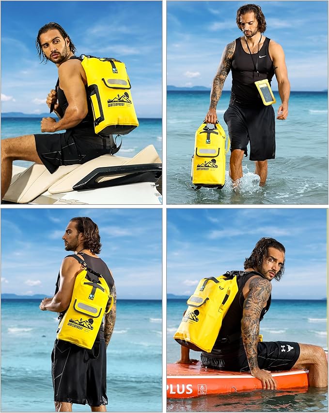 IDRYBAG Dry Bag Backpack Waterproof Floating 20L/30L/40L, Dry Bags Waterproof Backpack for Men, Dry Sack Waterproof Bag