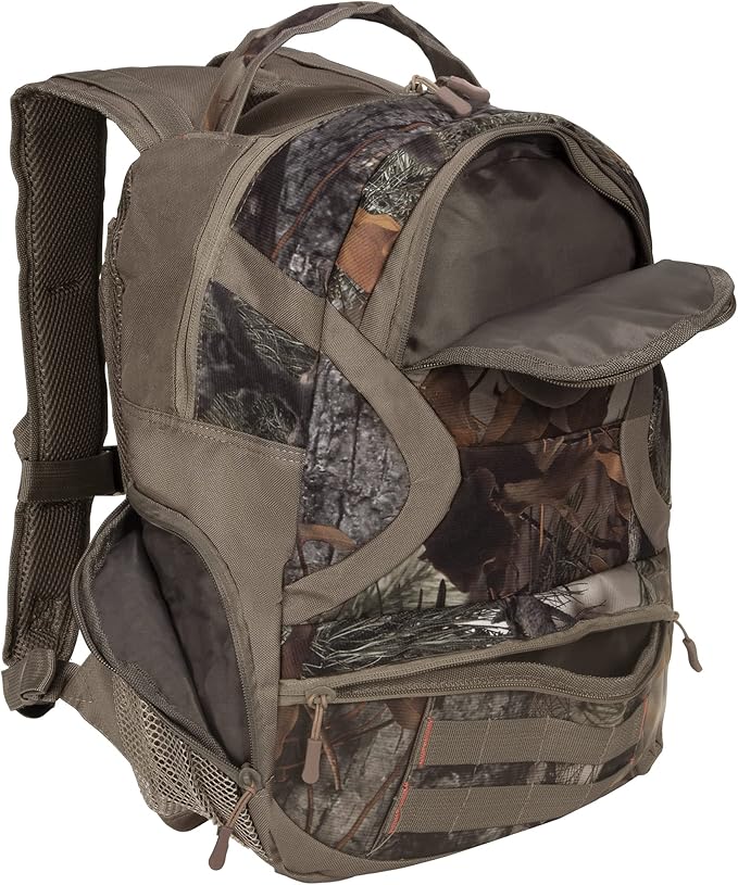 North Mountain Gear Hunting Backpack - Lightweight + Waterproof + Small Hunting Pack - Woodland Brown