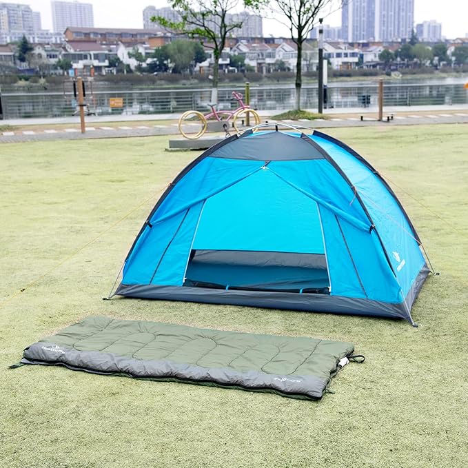 Envelope Sleeping Bag, Three Seasons Constant Temperature Sleeping Bag, Suitable for All Ages, Indoor Hotel Accommodation or Outdoor Travel…