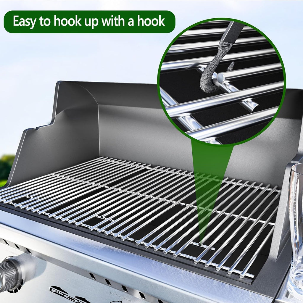 17" Grill Grates for Charbroil Infrared 3 Burner 463242515 463242516 466242515 466242516 G466-0025-W1A 463243016 463246018 463346017 463355220, Stainless Steel Charbroil Grill Replacement Parts