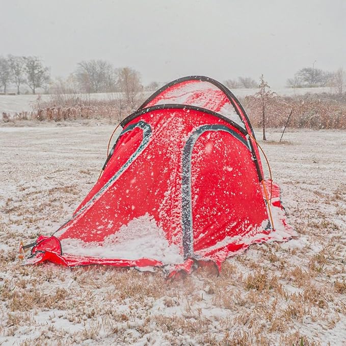 Geertop Portable 2 Person 4 Season Tent Waterproof Backpacking Tent Double Layer All Weather for Camping Hiking Travel Climbing Mountaineering - Easy Set Up