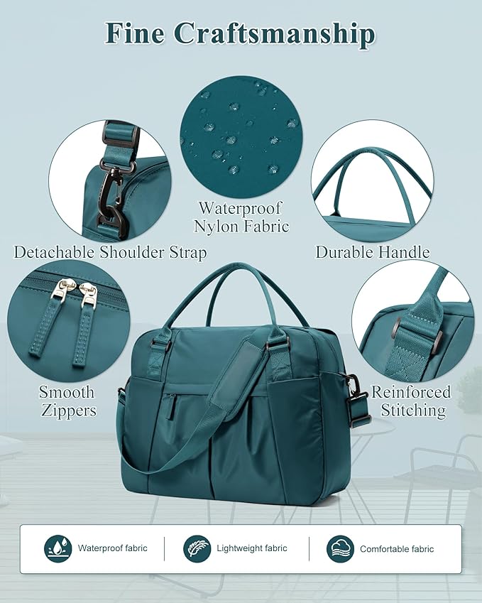 Gym Bag Womens,Travel Duffel Carry on Bag Sport Tote Bag Weekend Overnight Bag