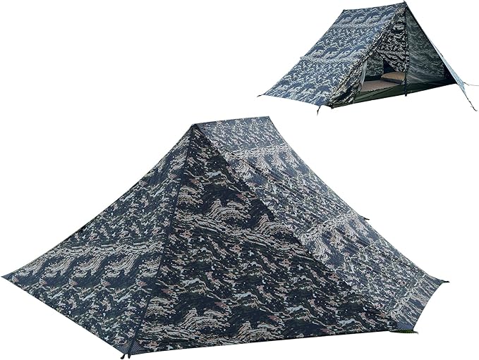 TENPLAY Backpacking Tent,Lightweight Camping Tent 2 Person,Ultralight Hiking Tent,Nylon,Waterproof,Windproof,Easy Setup,4 Season Trekking Tent for Mountaineering Camping Hiking Climbing