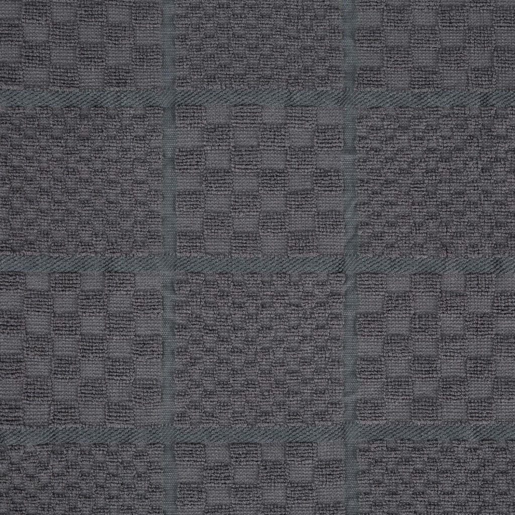 KitchenAid Quilted Cotton Terry Cloth Oven Mitt, Pot Holder Heat Resistant, 16"x26", 7"x13" & 7"x10", Charcoal Grey